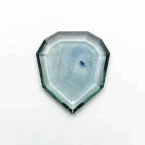 1.05ct 9.27x8.32x1.17mm Shield Portrait Cut Sapphire 20865-01