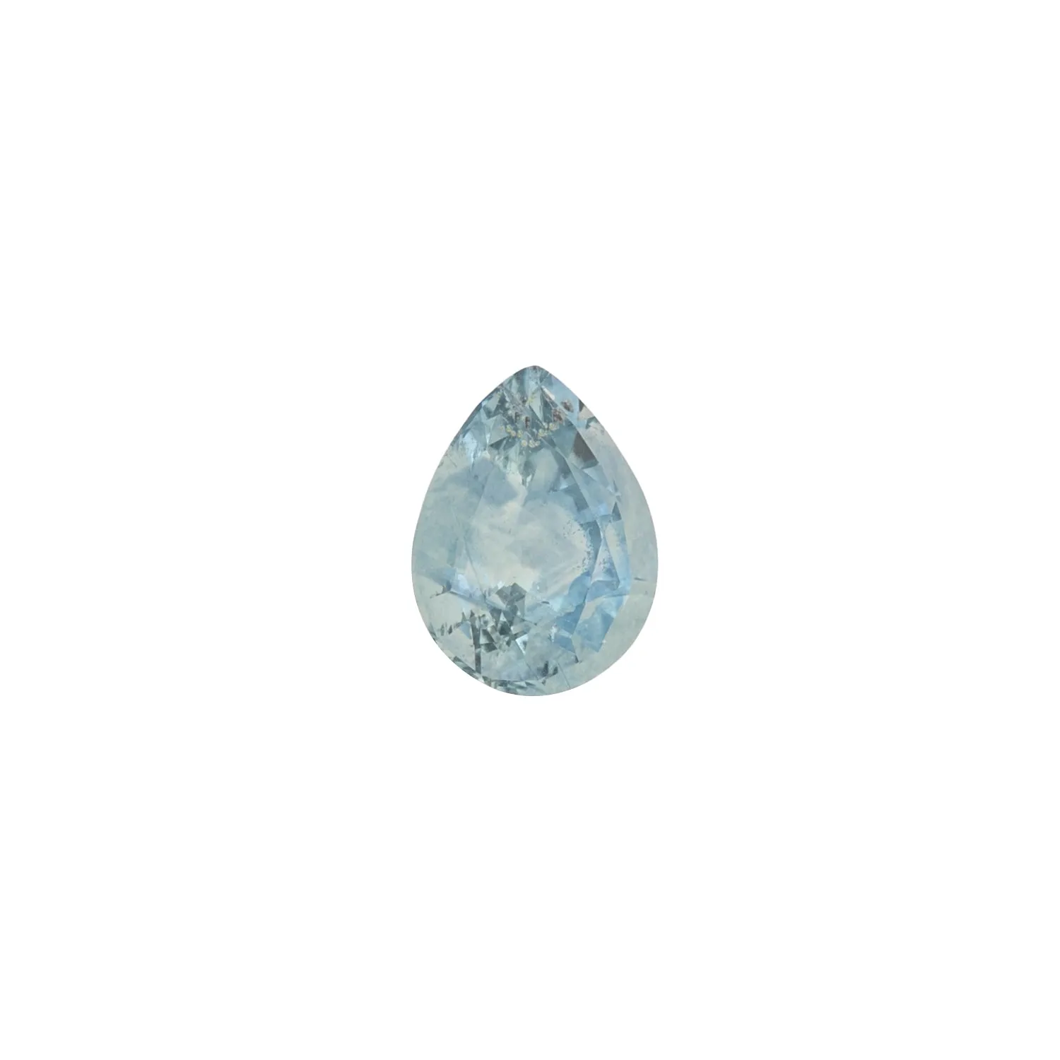 1.24ct Pear Cut Light Blue Montana Sapphire SF206