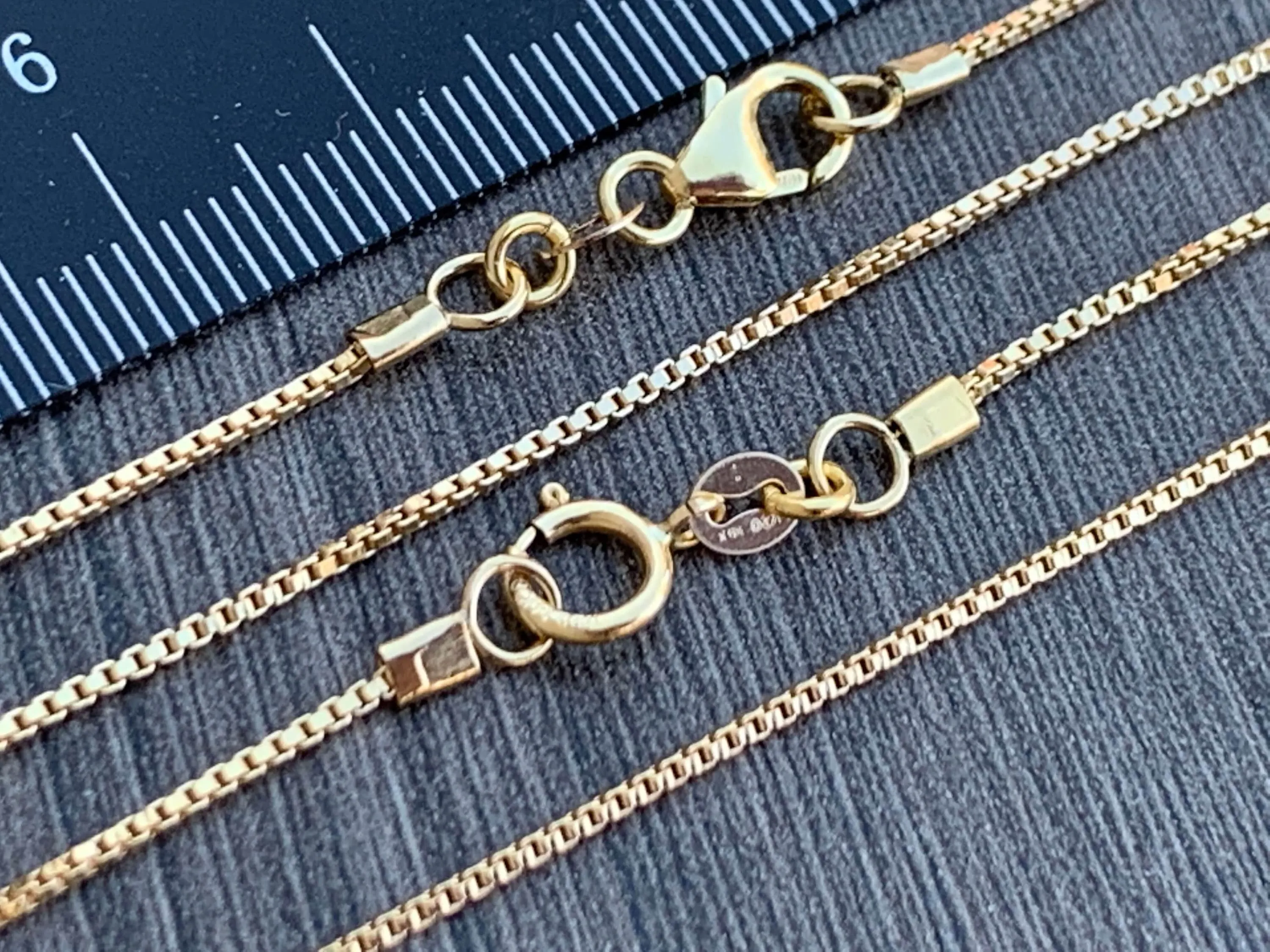 14kt Gold Filled Necklace - 1mm Box Chain