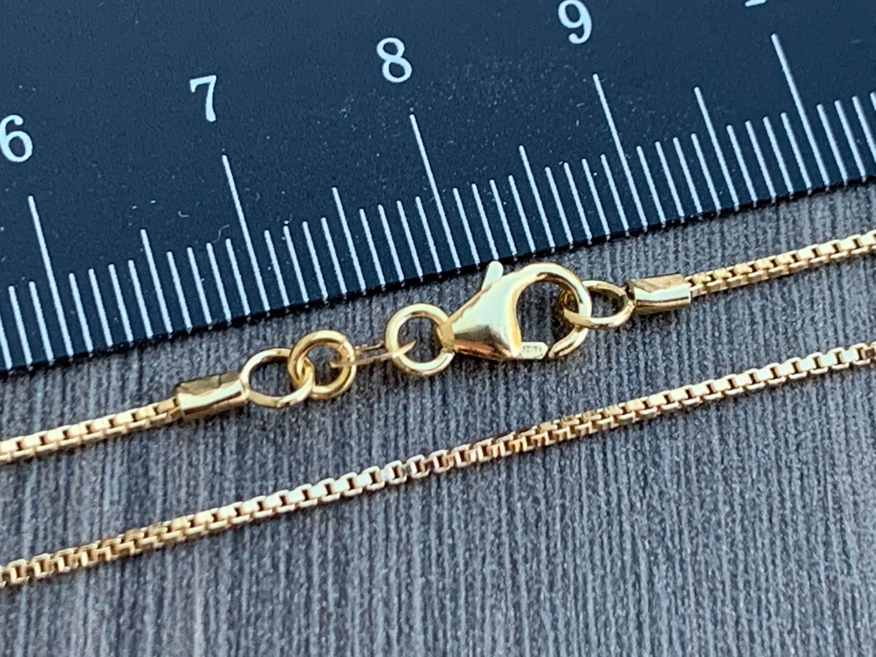 14kt Gold Filled Necklace - 1mm Box Chain