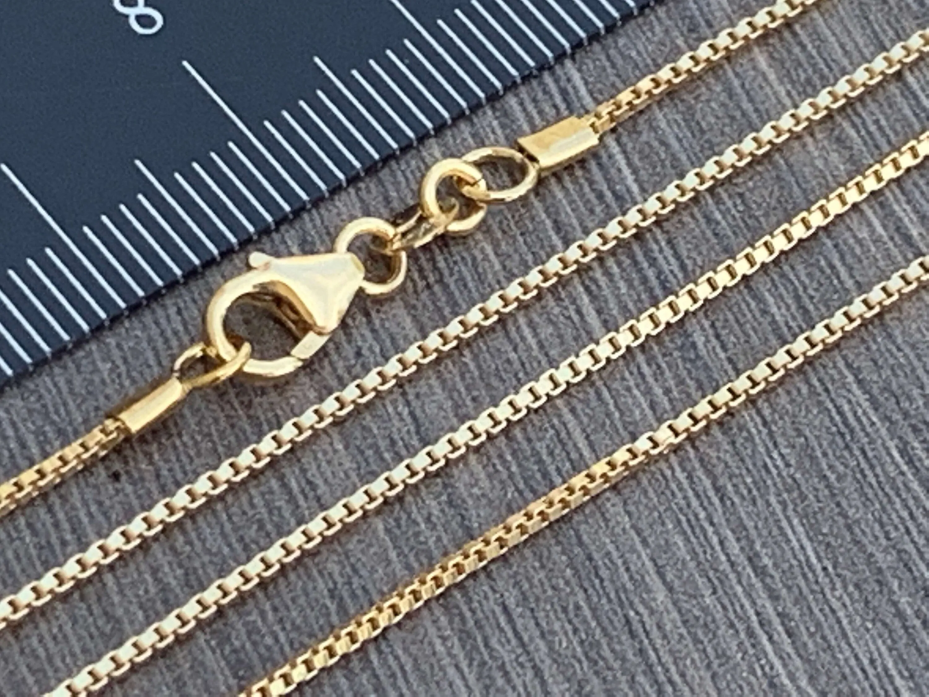 14kt Gold Filled Necklace - 1mm Box Chain