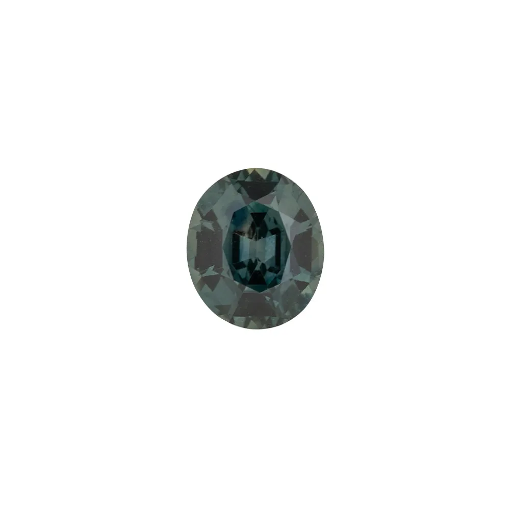 1.66ct Oval Cut Blue Green Montana Sapphire SO459