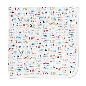 ABC Love Modal Swaddle Blanket