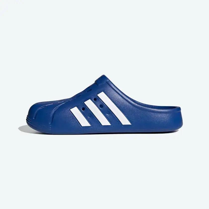 Adidas Adilette Clogs - Royal Blue/Cloud White