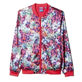 adidas Girls Originals S Rose Satin Jacket