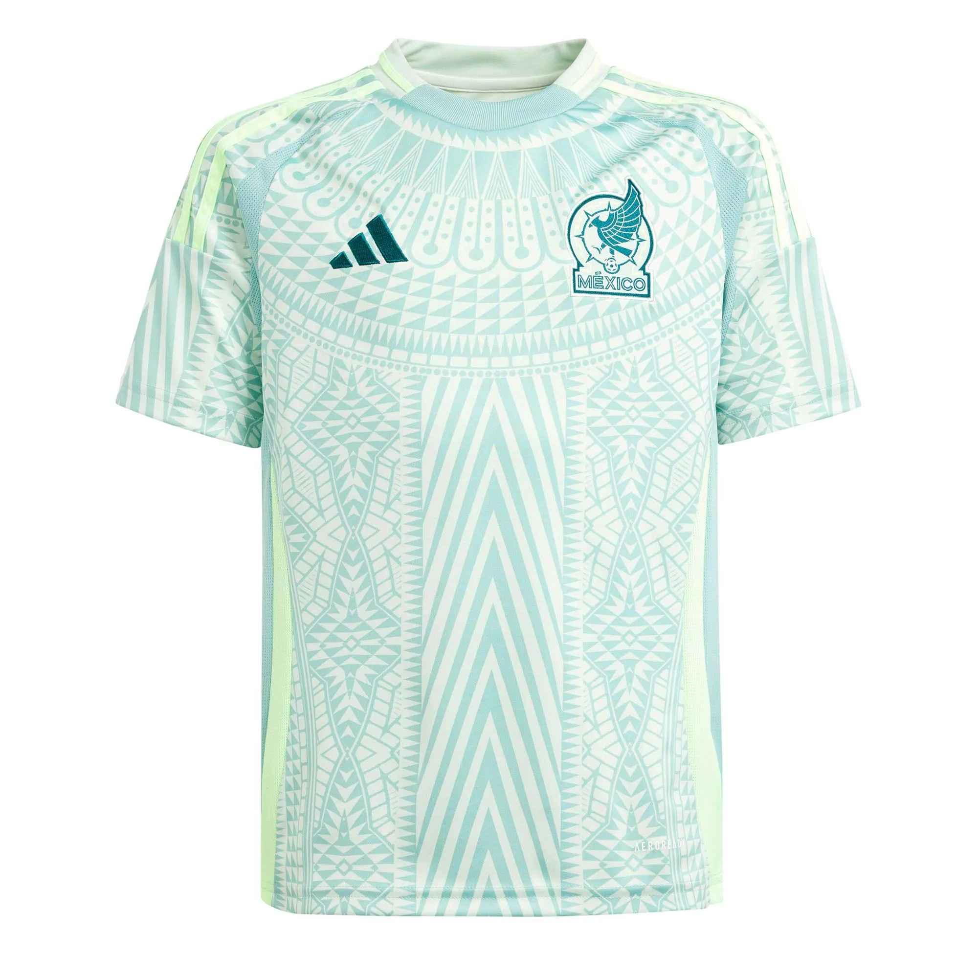 adidas Kids Mexico 2024/25 Away Jersey Light Green