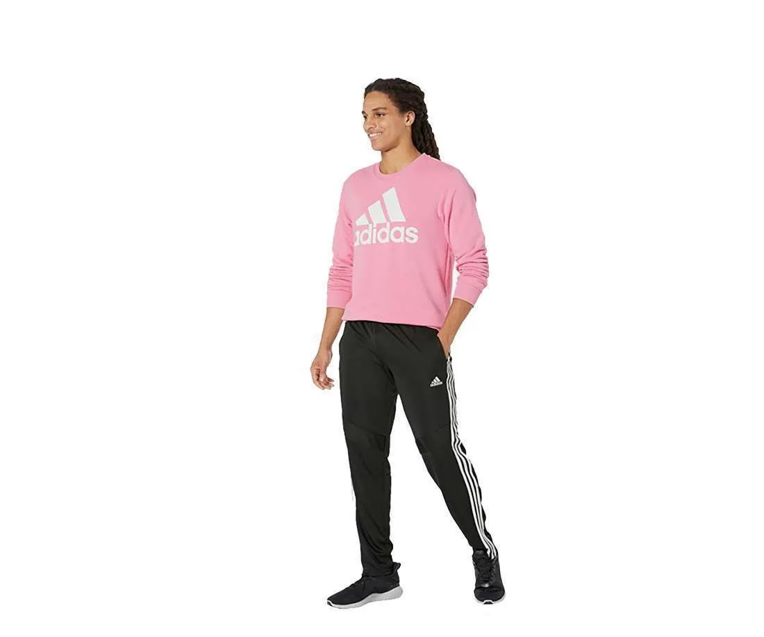 adidas Men’s Essentials Big Logo Fleece Sweatshirt – Bliss Pink