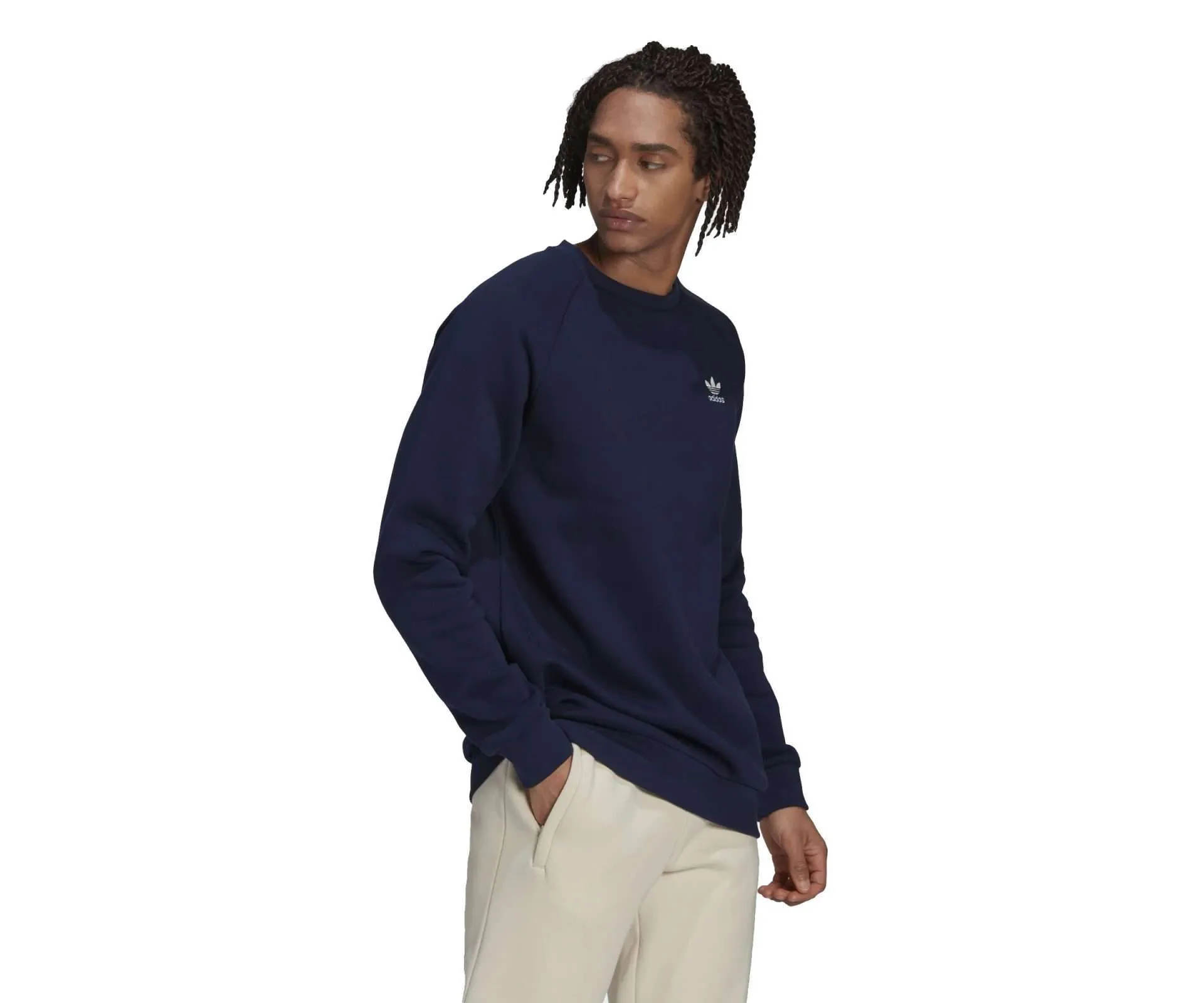 adidas Originals Men’s Adicolor Essentials Trefoil Crewneck Sweatshirt