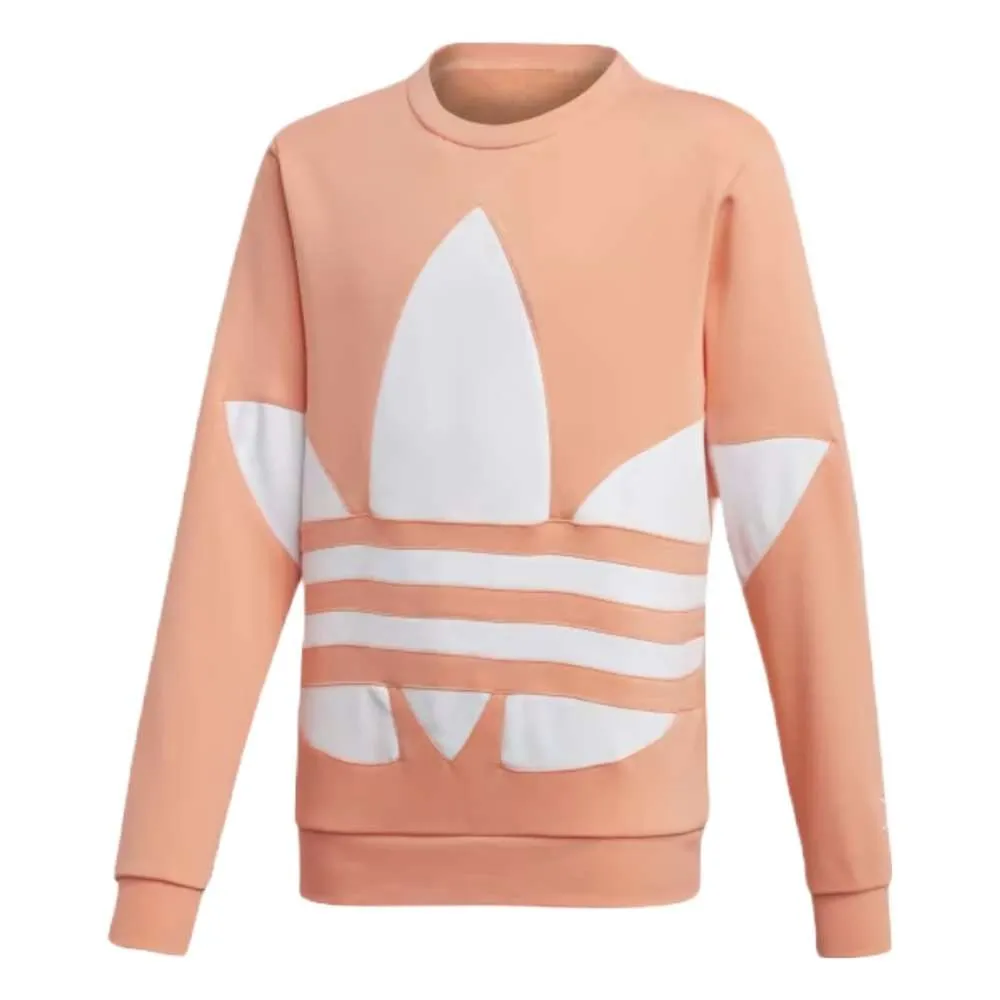 adidas Originals Unisex Youth Big Trefoil Crew Sweatshirt