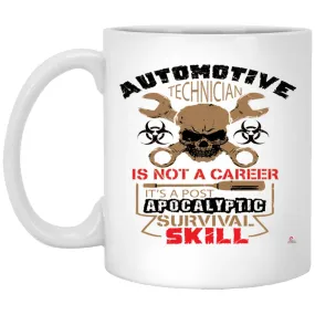 Auto Technician Mug A Post Apocalyptic Survival Skill Coffee Cup 11oz White XP8434