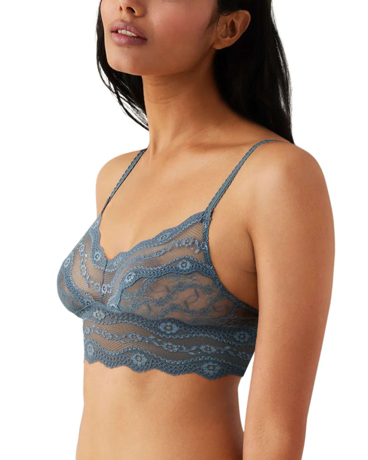 B. Tempt'd by Wacoal Lace Kiss Bralette - 910182 - Stormy Weather