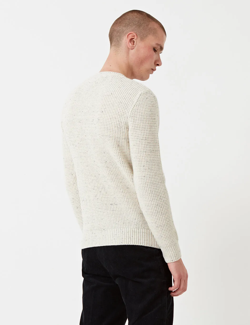 Barbour Blade Knit Jumper - Fog Grey