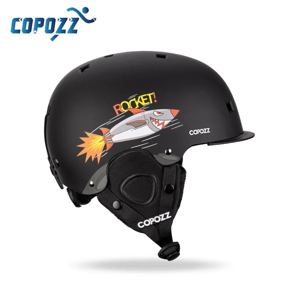 Casque de ski moulé intégralement pour enfants / adultes 51-58cm COPOZZ - Fuzz