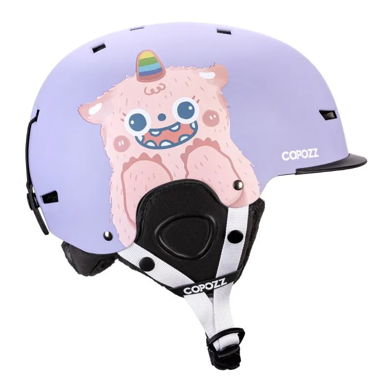 Casque de ski moulé intégralement pour enfants / adultes 51-58cm COPOZZ - Fuzz