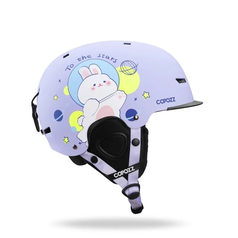 Casque de ski moulé intégralement pour enfants / adultes 51-58cm COPOZZ - Fuzz