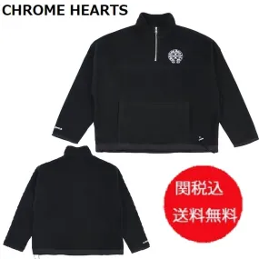 CHROME HEARTS  |Unisex Sweat Street Style Plain Logo Tops