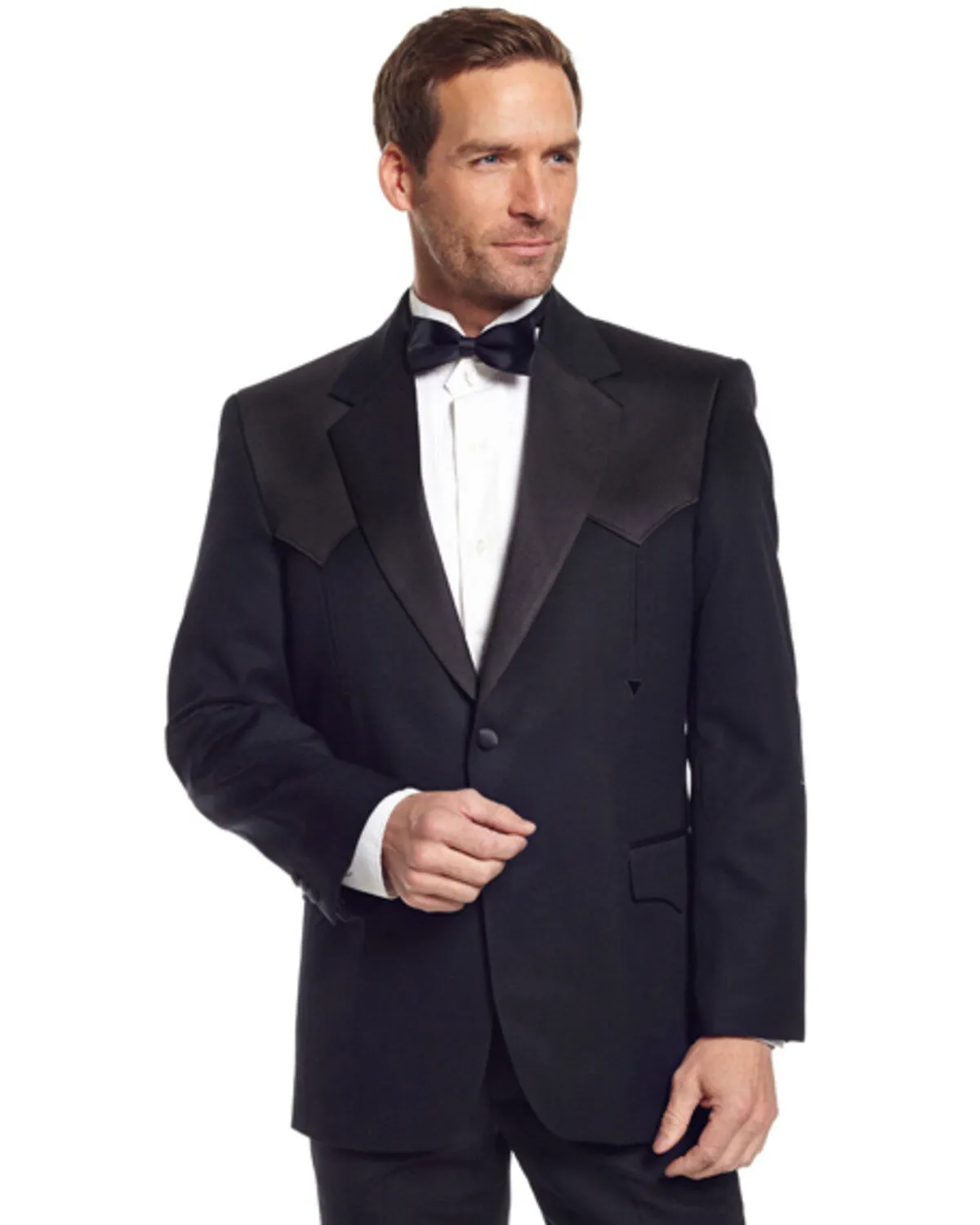 Circle S Men's Long Western Tuxedo Coat - Reg,Tall