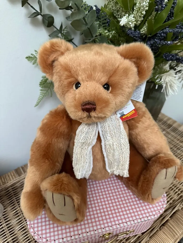 Clemens Frek fully jointed 40cm Gold Brown Plush Teddy Bear