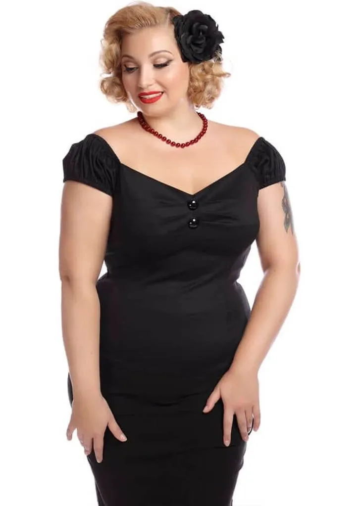 Collectif Dolores 50's Top Black