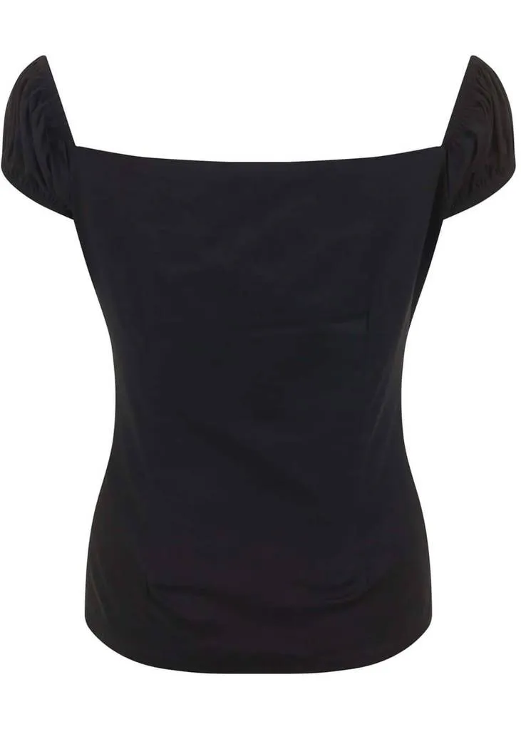 Collectif Dolores 50's Top Black