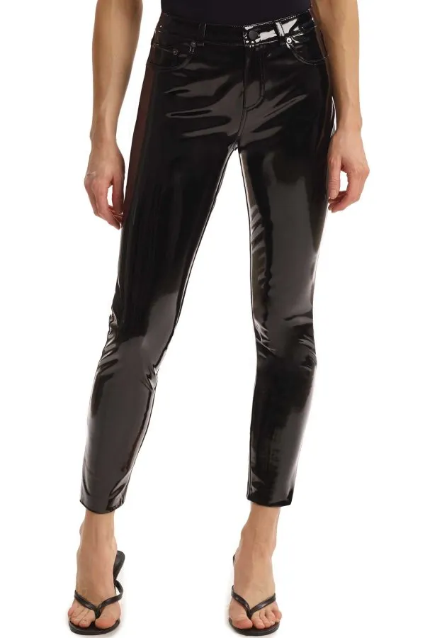 Commando Faux Patent Leather Five Pocket Pant