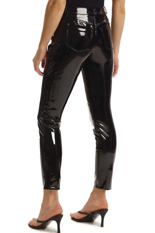 Commando Faux Patent Leather Five Pocket Pant