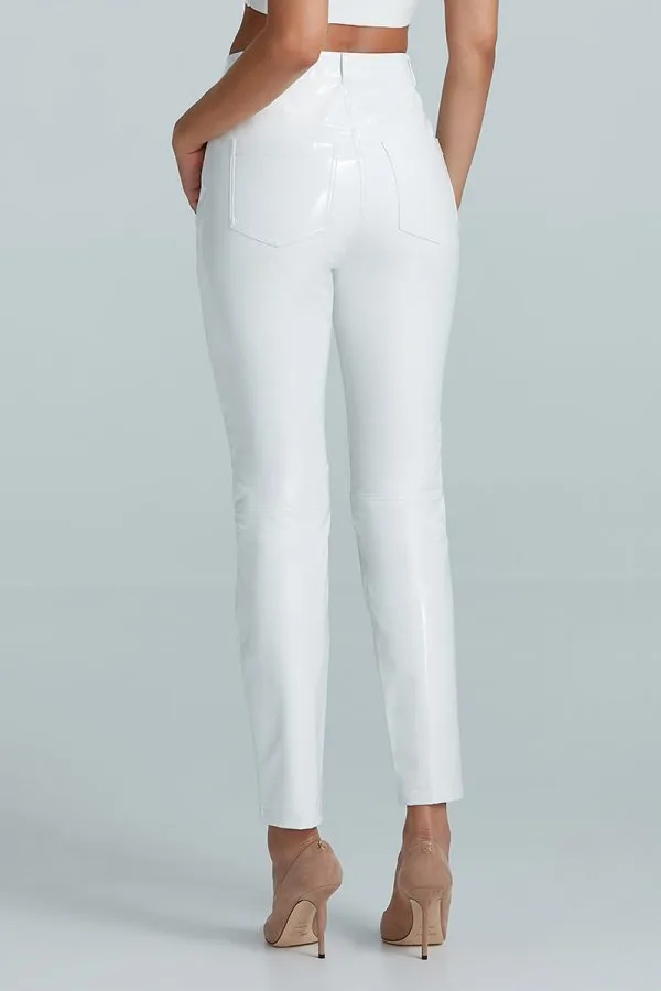 Commando Faux Patent Leather Five Pocket Pant