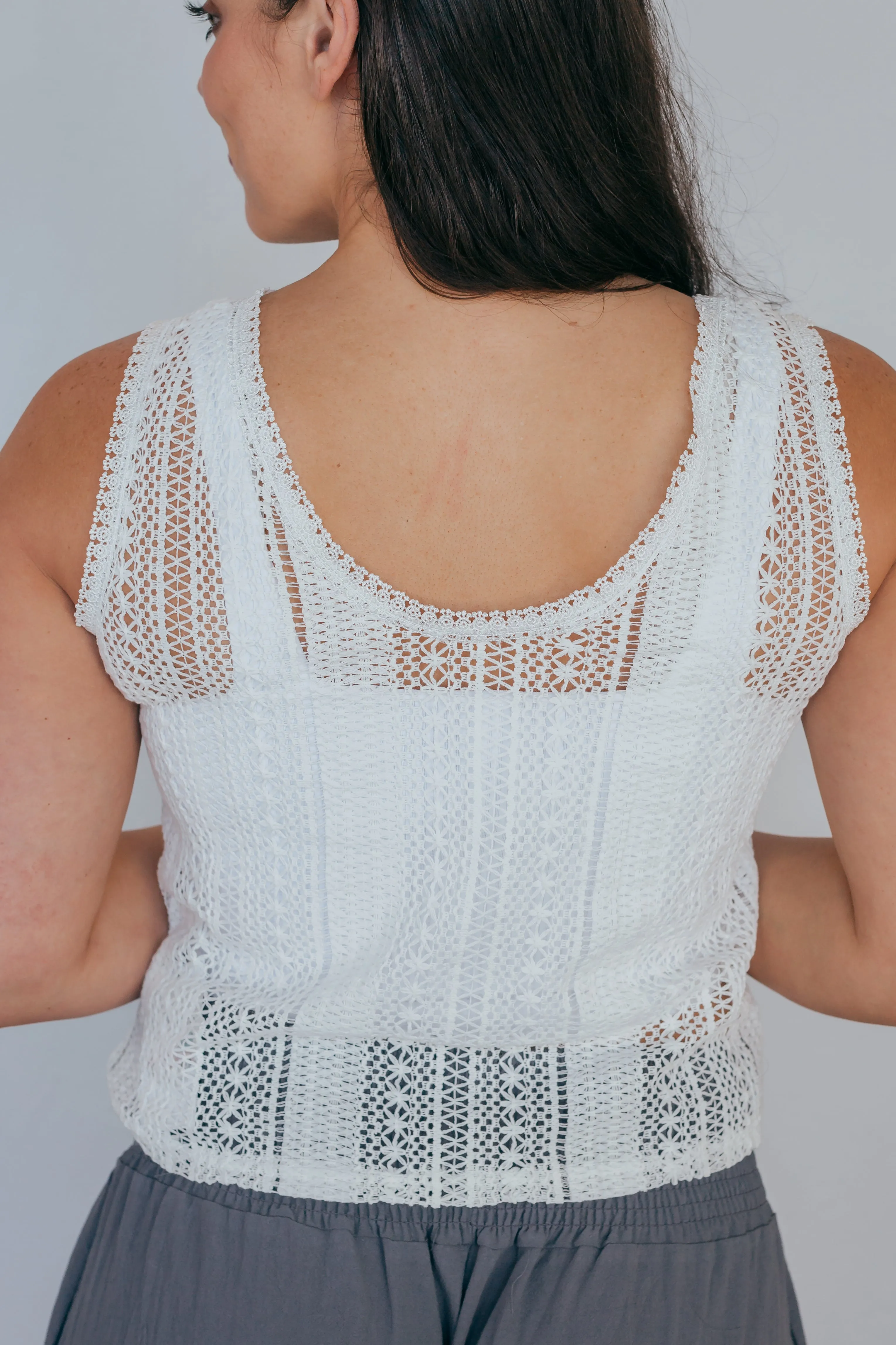 Crochet Open Back Tank