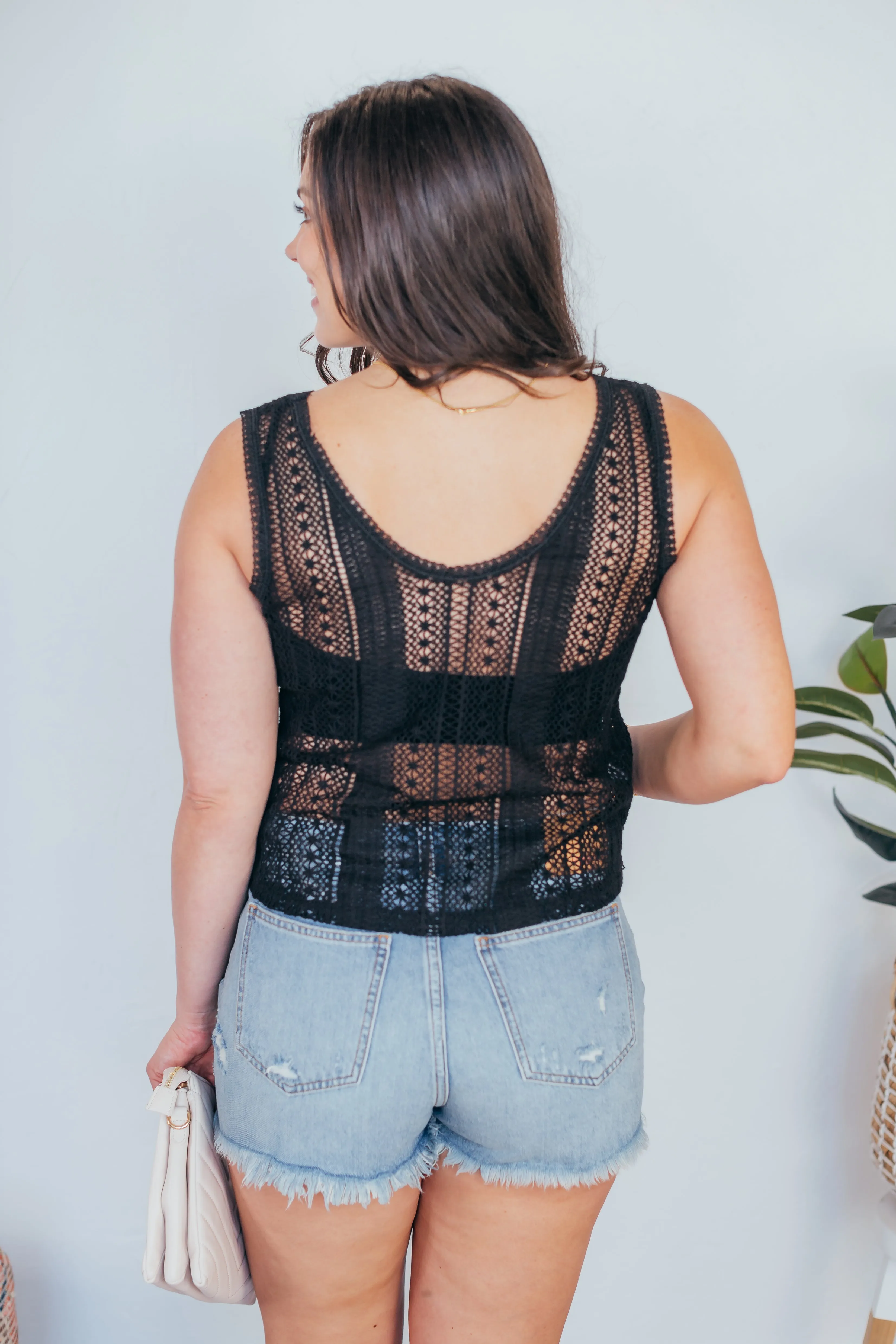 Crochet Open Back Tank