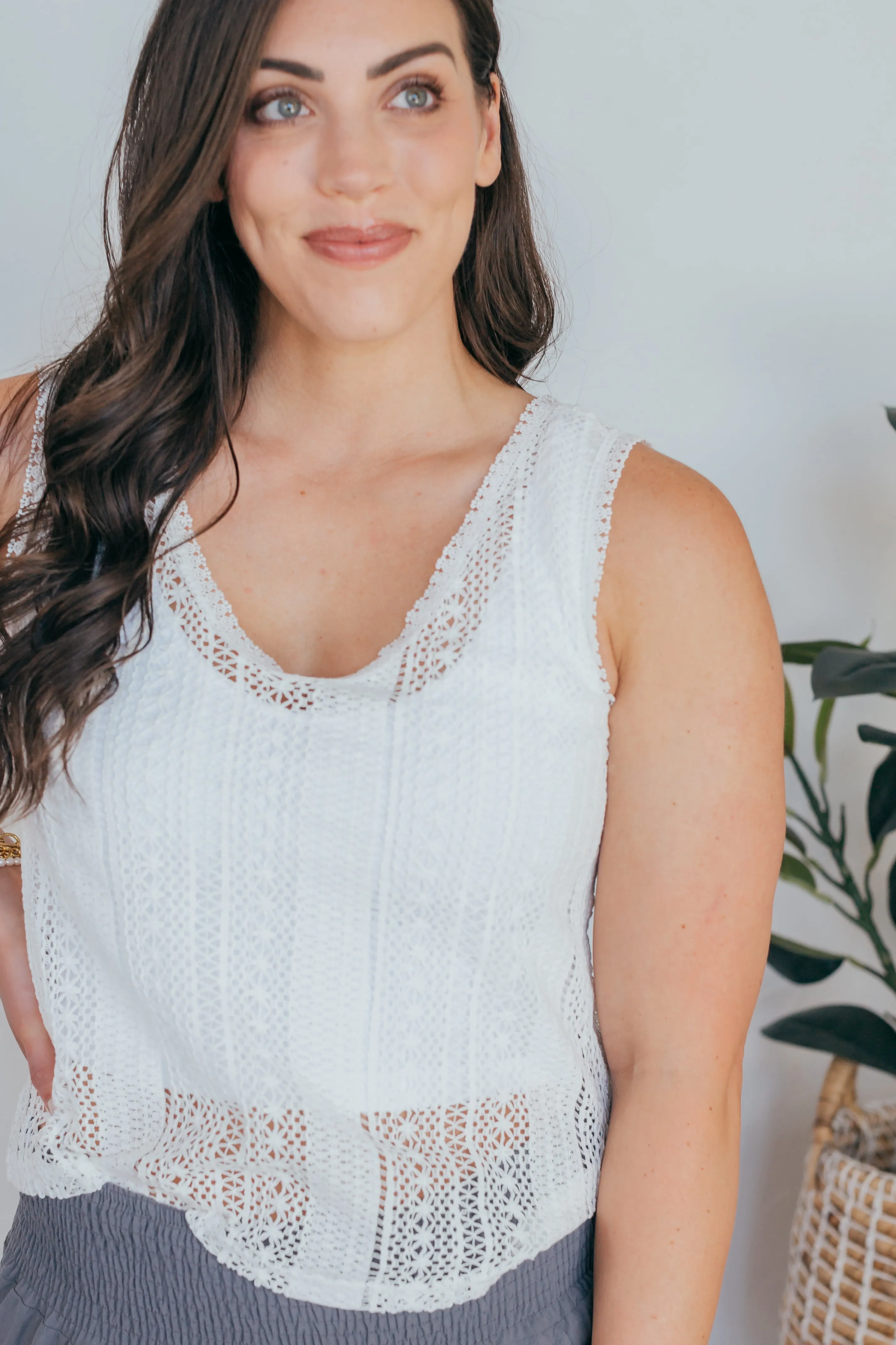 Crochet Open Back Tank