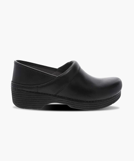 Dansko LT Pro Black Leather Clog Black