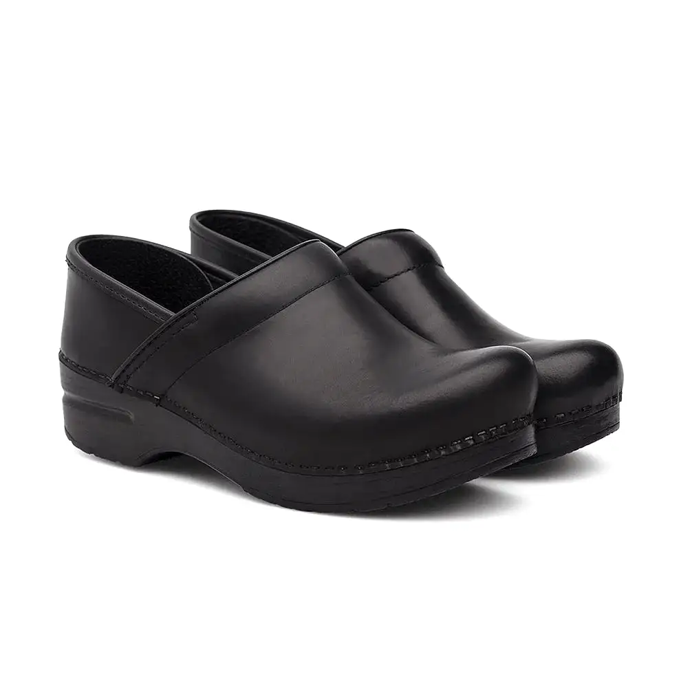 Dansko Wide Professional Black Cabrio Clog Black