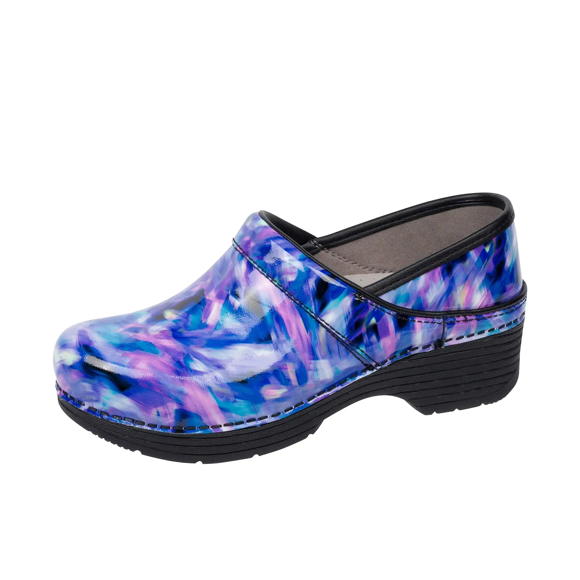 Dansko Womens Patent LT Pro Blue Crush