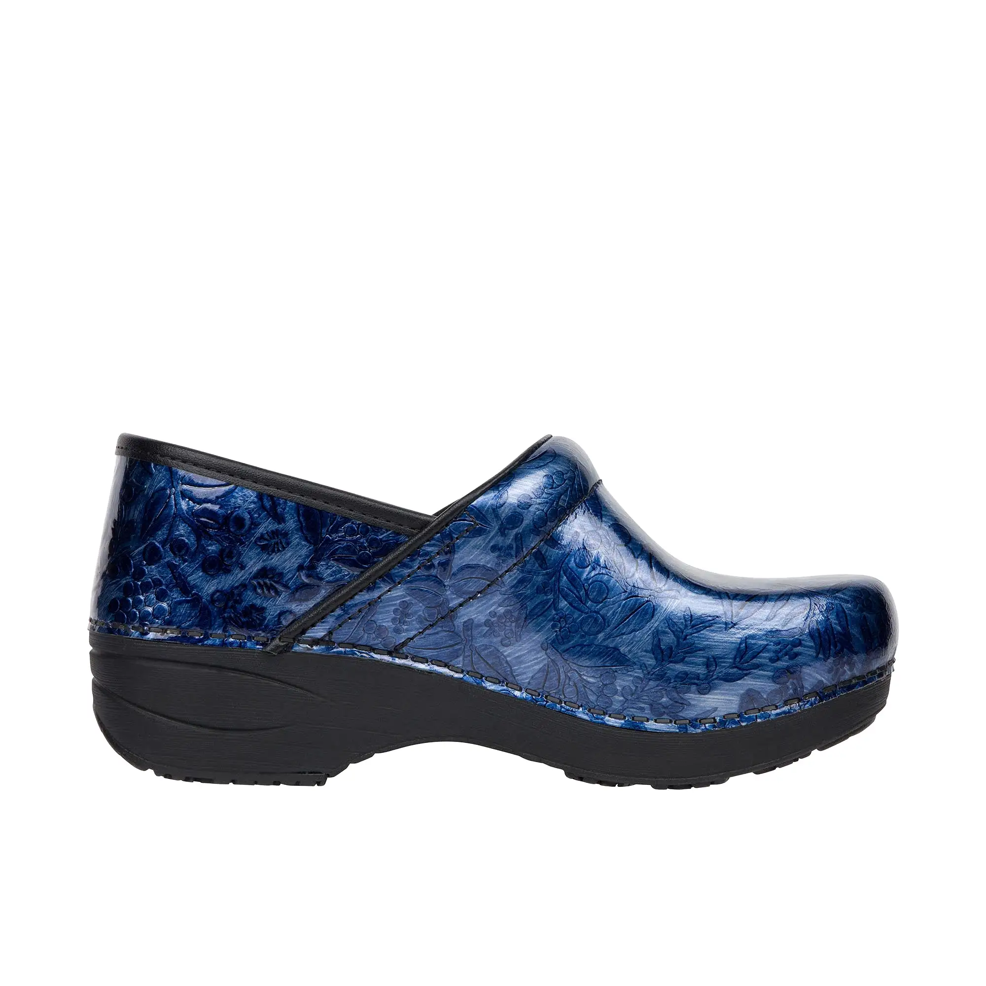 Dansko Womens XP 2.0 Patent Navy Embossed