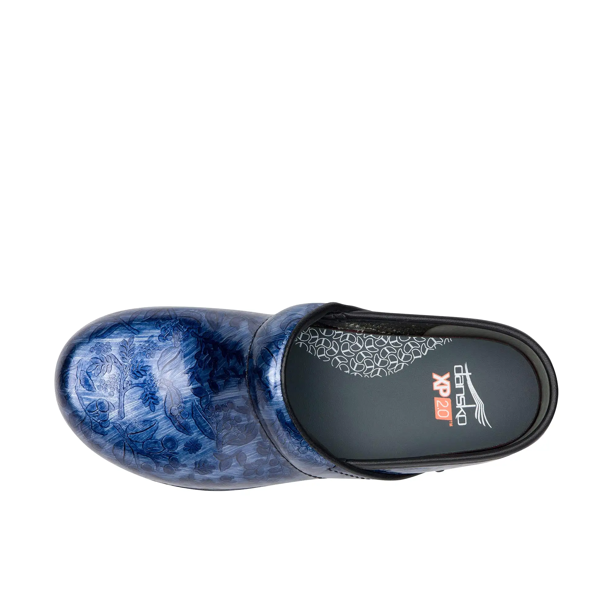 Dansko Womens XP 2.0 Patent Navy Embossed