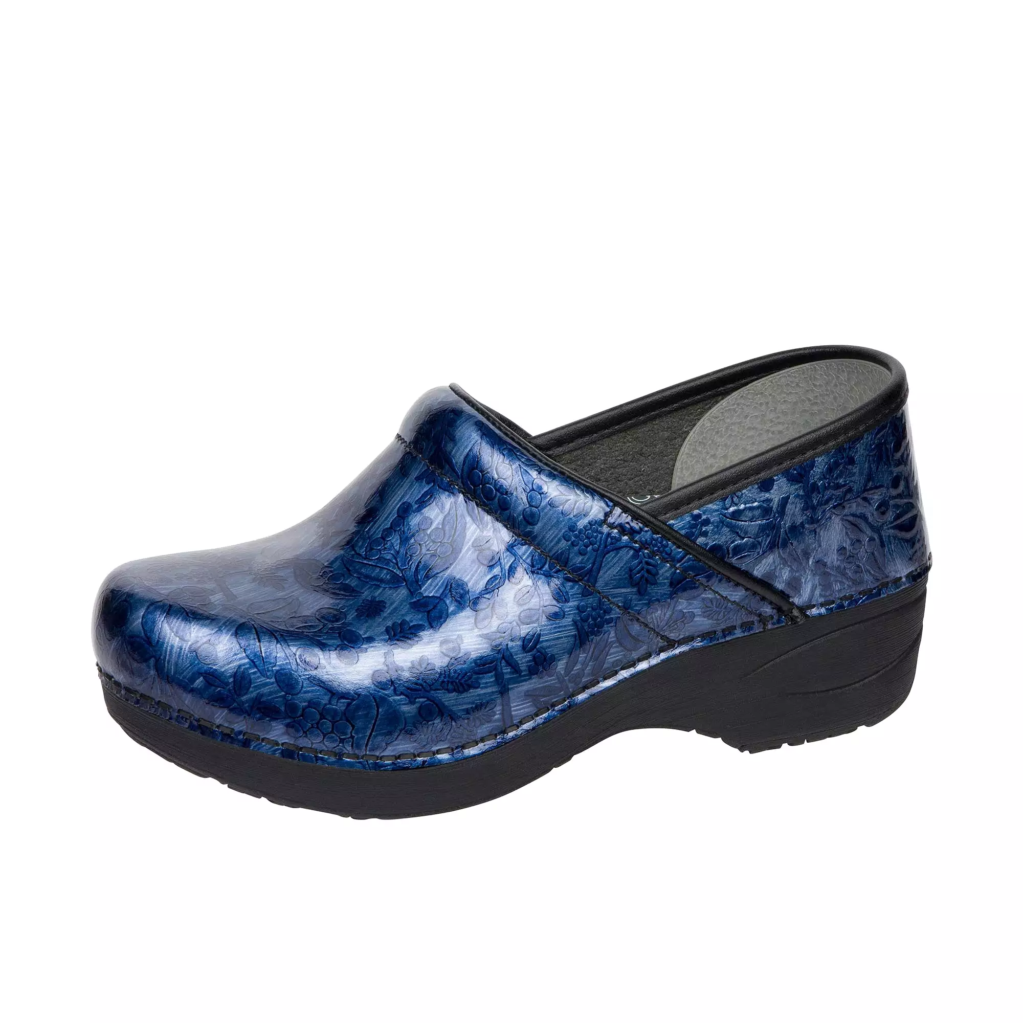 Dansko Womens XP 2.0 Patent Navy Embossed