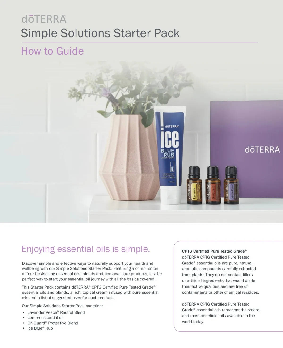 doTERRA Simple Solutions Starter Pack