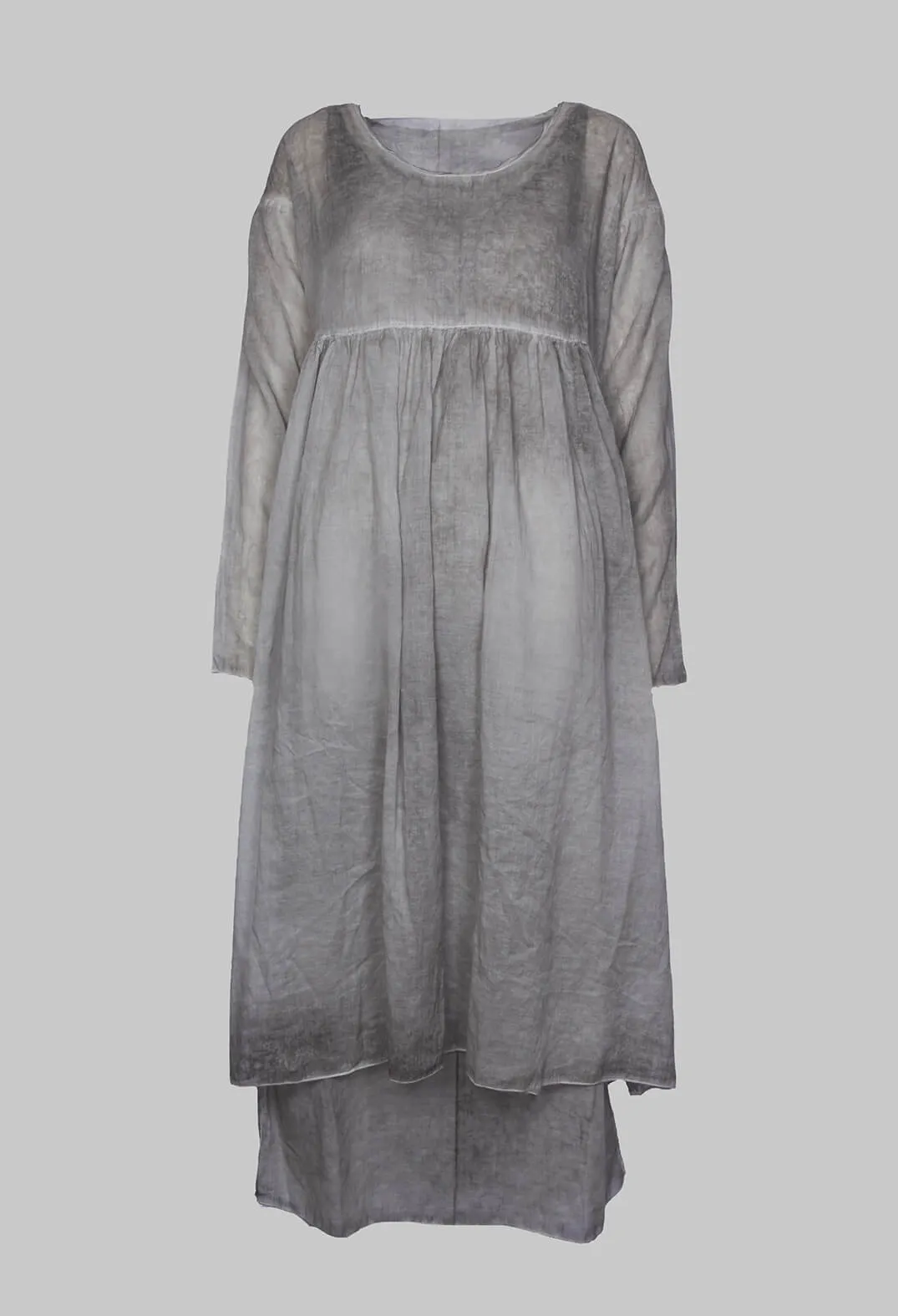 Double Dress Cold Dyed in Stone Grey