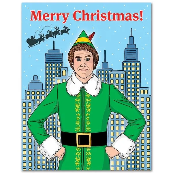 Elf Holiday Card