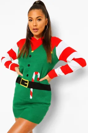 Festive Elf Christmas Sweater