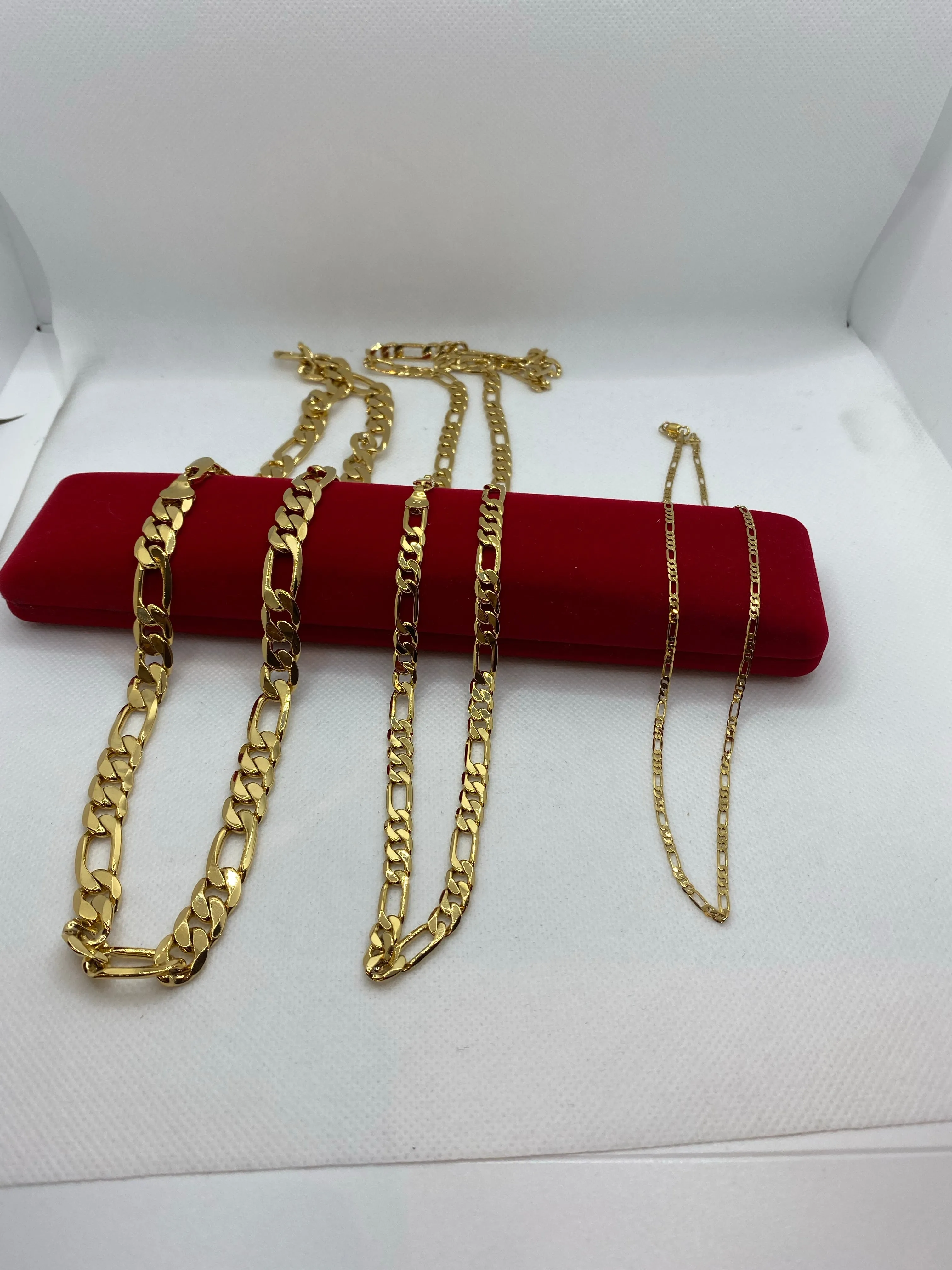 Figaro Gold Plated Chains