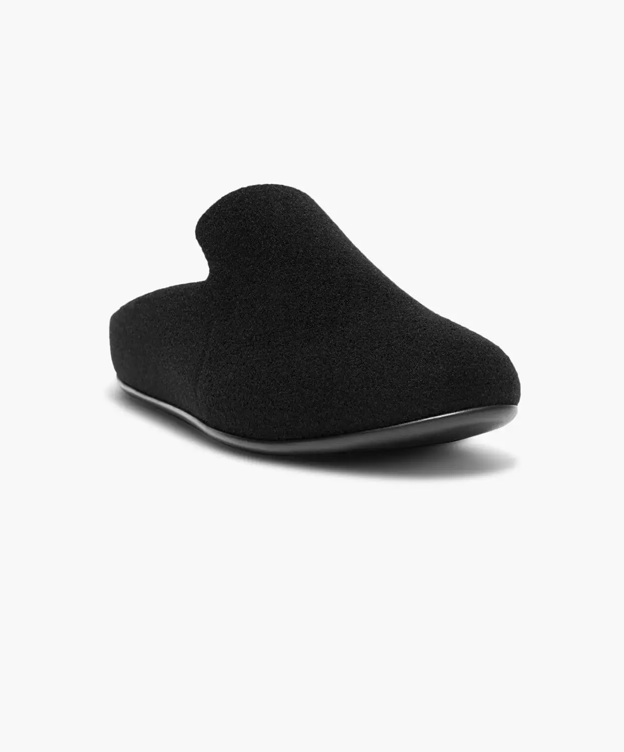 FitFlop Chrissie II Haus Felt Slippers Black