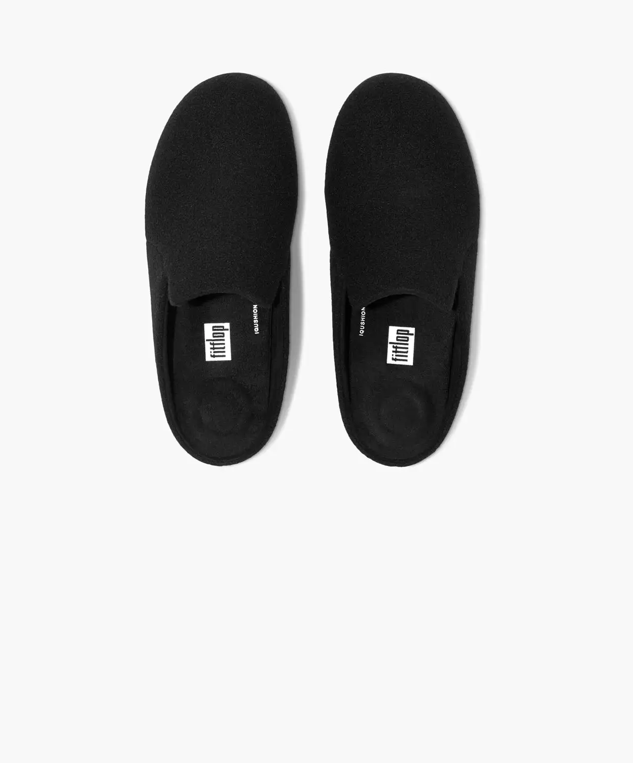 FitFlop Chrissie II Haus Felt Slippers Black