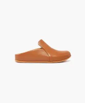 FitFlop Chrissie II Haus Leather Slippers Tan