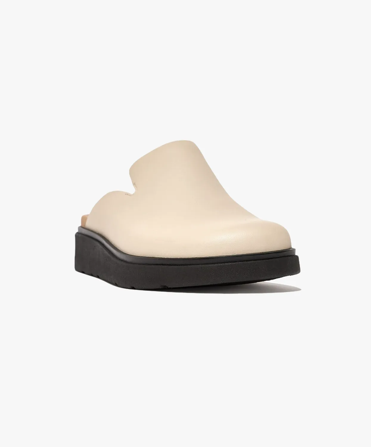 FitFlop Gen-FF Leather Mules Beige