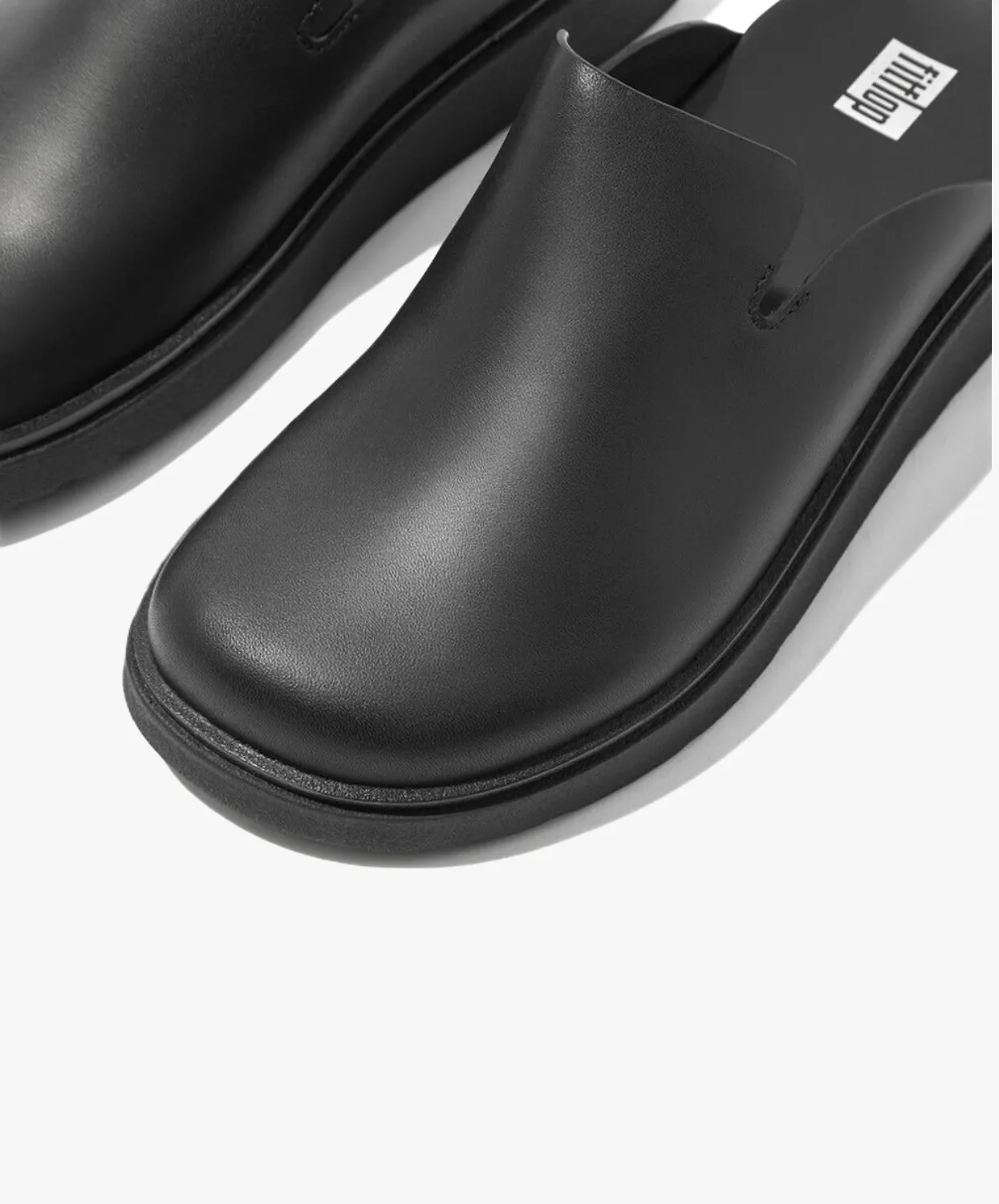 FitFlop Gen-FF Leather Mules Black