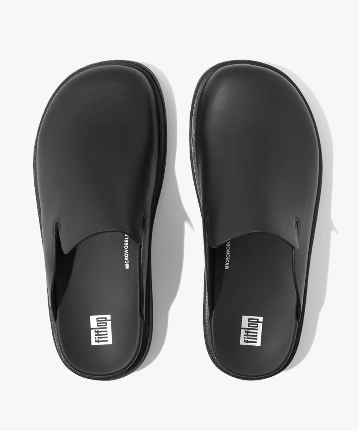 FitFlop Gen-FF Leather Mules Black