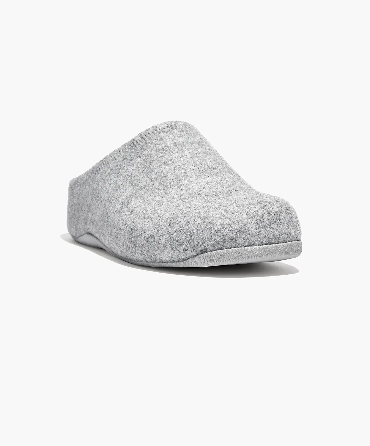 FitFlop Shuv Felt Clogs Grey