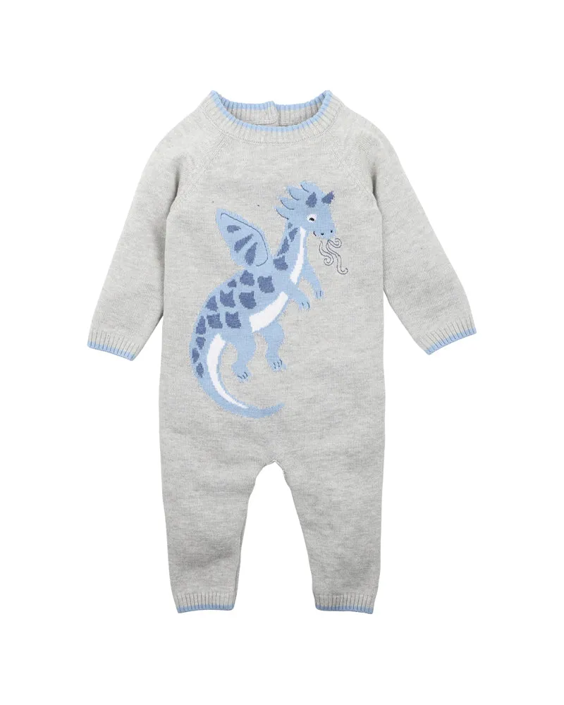 Fox & Finch Dragon Knitted Romper