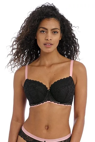 Freya Offbeat Underwire Padded Half Cup Bra